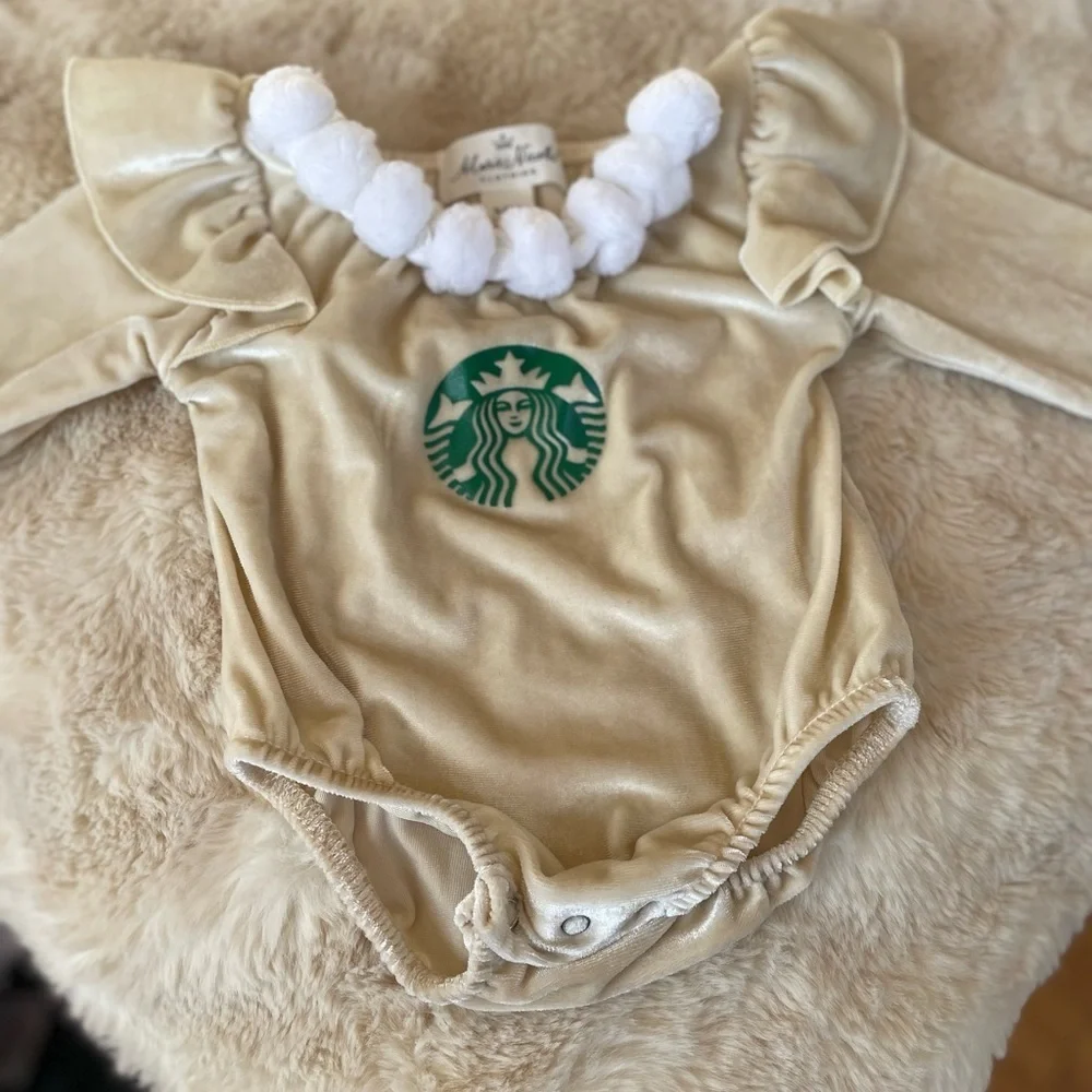 baby Starbucks Frappuccino costume bodysuit
